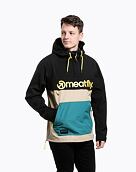 Pánska street bunda Meatfly Garen, Deep Sand/Black