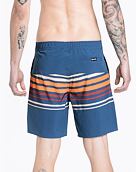Pánske plavky Meatfly Ernie Boardshorts 19", Stripes Navy