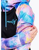 Dámska technická mikina Meatfly Alisha, Color Clouds