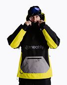 Unisex SNB & SKI bunda Meatfly Maddie, Grey lime