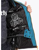 Pánska SNB & SKI bunda Meatfly Cronos, Black/Deep Ocean
