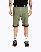 Pánske kraťasy Meatfly Barry 2.0, Olive / Black Ripstop