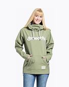 Dámska softshell bunda Meatfly Alita, Olive/White