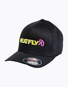 Šiltovka Meatfly Zedd Flexfit, Lime / Black