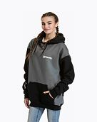 Unisex mikina Meatfly Fry, Black / Grey