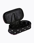 Peračník Meatfly Pencil Case, Dusty Rose/Black Dots