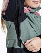 Dámska bunda SNB & SKI Meatfly Aiko, Sea Spray/Black