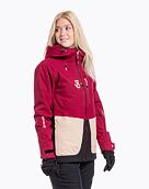 Dámska SNB & SKI bunda Meatfly Gaia, Beet Red