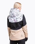 Dámska SNB & SKI bunda Meatfly Kirsten, Blossom White/Latte