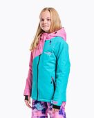Detská SNB & SKI bunda Meatfly Deliah, Hot Pink/Turquoise