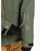 Pánska SNB & SKI bunda Meatfly Helios, Bronze Green