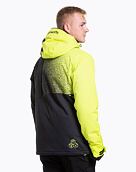 Pánska SNB & SKI bunda Meatfly Shader, Acid Lime/Black
