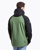 Pánska softshell bunda Meatfly Rasmussen, Forest Green/Black