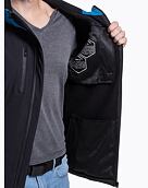 Pánska softshell bunda Meatfly Rasmussen, Forest Green/Black