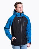 Pánska softshell bunda Meatfly Rasmussen, Ocean Blue/Black