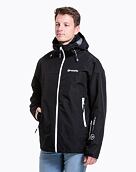 Pánska hardshell bunda Meatfly Bryce, Black Ripstop