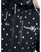Dámska softshell bunda Meatfly Zaja, Dots Black