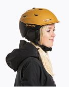 SNB & SKI prilba Meatfly Zenor, Wood / Black