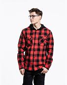 Pánska košeľa Meatfly Mike Premium, Red