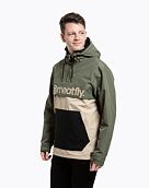 Pánska street bunda Meatfly Garen, Olive/Deep Sand