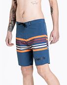 Pánske plavky Meatfly Ernie Boardshorts 19", Stripes Navy
