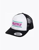 Šiltovka Meatfly Docker Trucker, White / Magenta