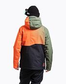 Pánska SNB & SKI bunda Meatfly Shader, Orange / Bronze Green
