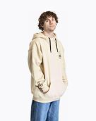 Unisex mikina Meatfly Fry, Skull Beige