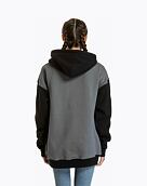 Unisex mikina Meatfly Fry, Black / Grey