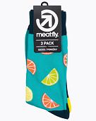 Ponožky Meatfly Lexy Triple Pack, Lemons