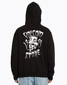 Pánska mikina Volcom Extends Zip Fleece, Black