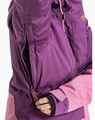 Dámska bunda SNB & SKI bunda Meatfly Athena Premium, Plum/Dusty Rose
