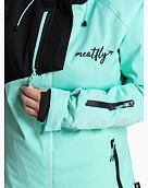 Dámska bunda SNB & SKI bunda Meatfly Deborah Premium, Green Mint
