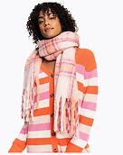 Dámsky šál Roxy Cute Blush, Dusty Coral Decke Plaid