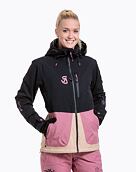 Dámska SNB & SKI bunda Meatfly Gaia, Black