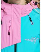 Detská SNB & SKI bunda Meatfly Deliah, Hot Pink/Turquoise