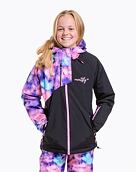 Detská SNB & SKI bunda Meatfly Deliah, Peach Aquarel/Black