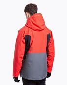 Pánska SNB & SKI bunda Meatfly Cronos, Ferrari Red/Dark Grey