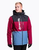 Pánska SNB & SKI bunda Meatfly Manifold, Beet Red/Slate Blue