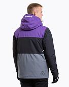 Pánska SNB & SKI bunda Meatfly Manifold, Petunia/Dark Grey