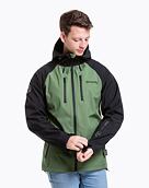 Pánska softshell bunda Meatfly Rasmussen, Forest Green/Black