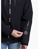 Pánska softshell bunda Meatfly Rasmussen, Logo Black