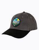 Šiltovka Meatfly Wayne Flexfit, Beach Grey / Black