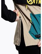 Pánska street bunda Meatfly Garen, Deep Sand/Black