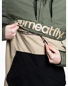 Pánska street bunda Meatfly Garen, Olive/Deep Sand