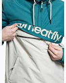 Pánska street bunda Meatfly Garen, Snake Green/Sand