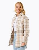 Dámska bunda Rip Curl High Tide Soft Flannel, Bone