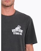 Pánske tričko Volcom Stone Force Co Pw Sst, Black