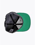 Šiltovka Meatfly Finester Snapback, Dark Grey