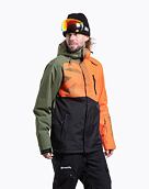 Pánska SNB & SKI bunda Meatfly Shader, Orange / Bronze Green
